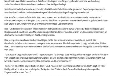 Sensationsfund in Endorf | HEILIGER GRAL GEFUNDEN!
